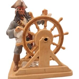 Lenox Disney CAPTAIN JACK SPARROW PIRATES OF THE CARIBBEAN Steering Boat